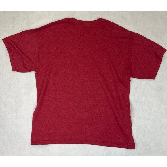 Majestic Mens Red Sz XL PHILADELPHIA PHILLIES MLB BASEBALL EST 1883 Tee - Picture 3 of 3